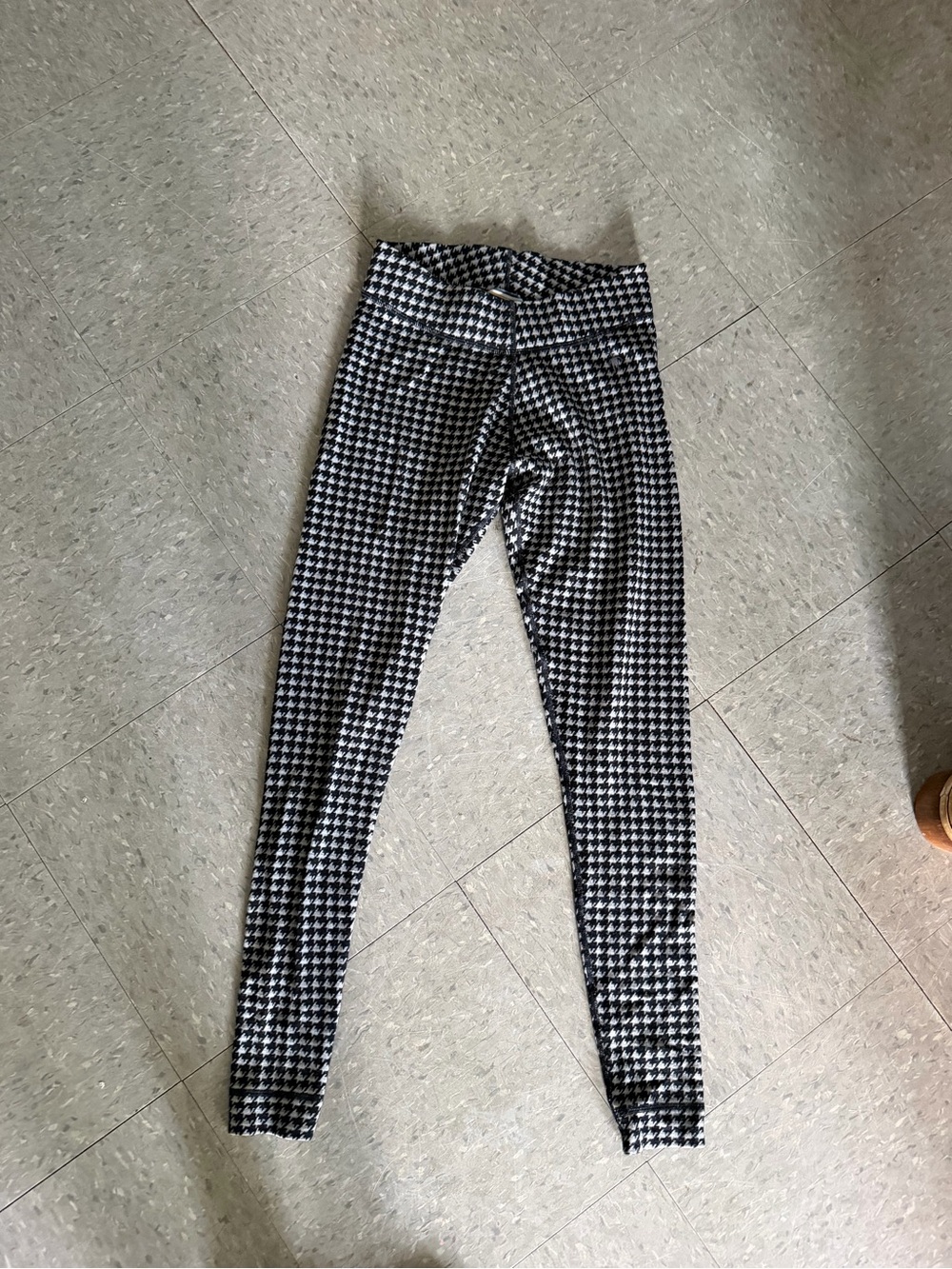 Smartwool Black & White Houndstooth Leggings size s